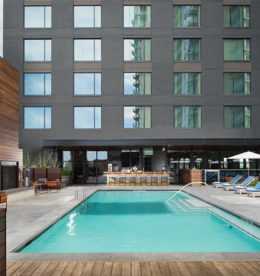 Pool facing Geraldines