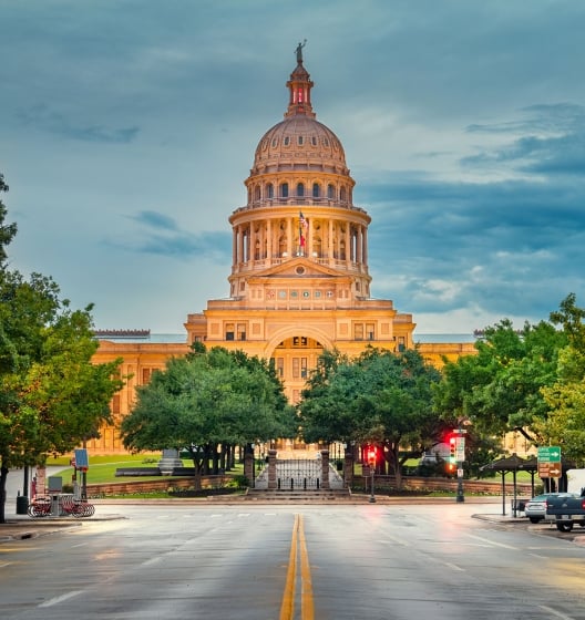 Texas State Capitol in Downtown Austin USA