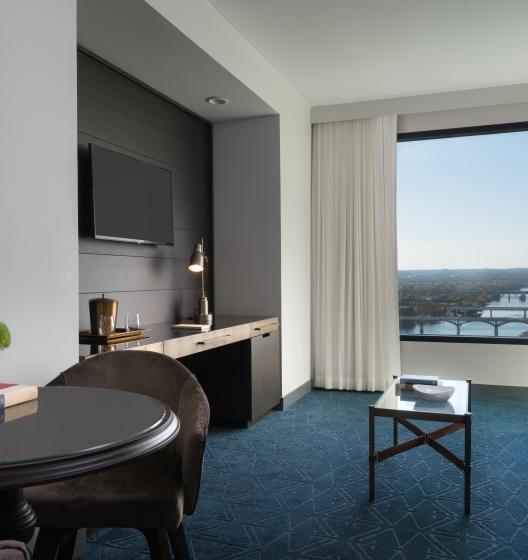 view of hotel suite