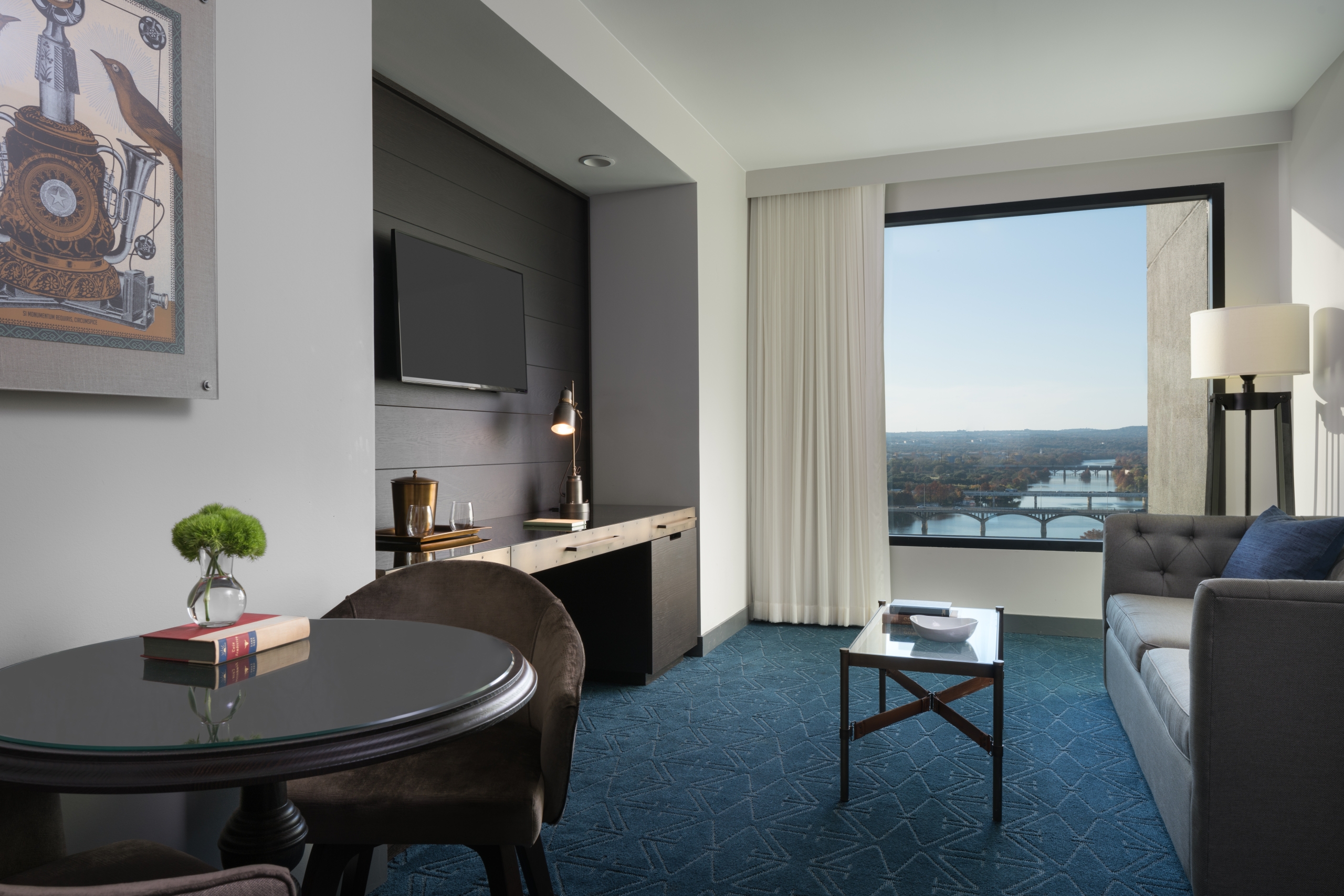 view of hotel suite