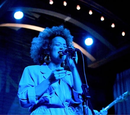 singer on stage