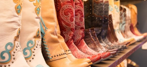 colourful cowboy boots