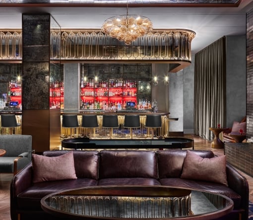 Lobby of Hotel Van Zandt