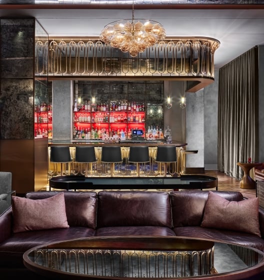 Lobby of Hotel Van Zandt