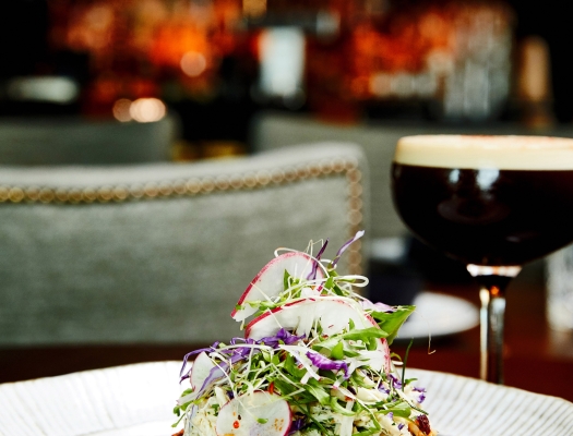 Plated food served at Geraldines