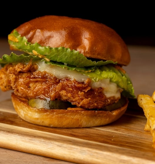 Hot Honey Fried Chicken Sandwich