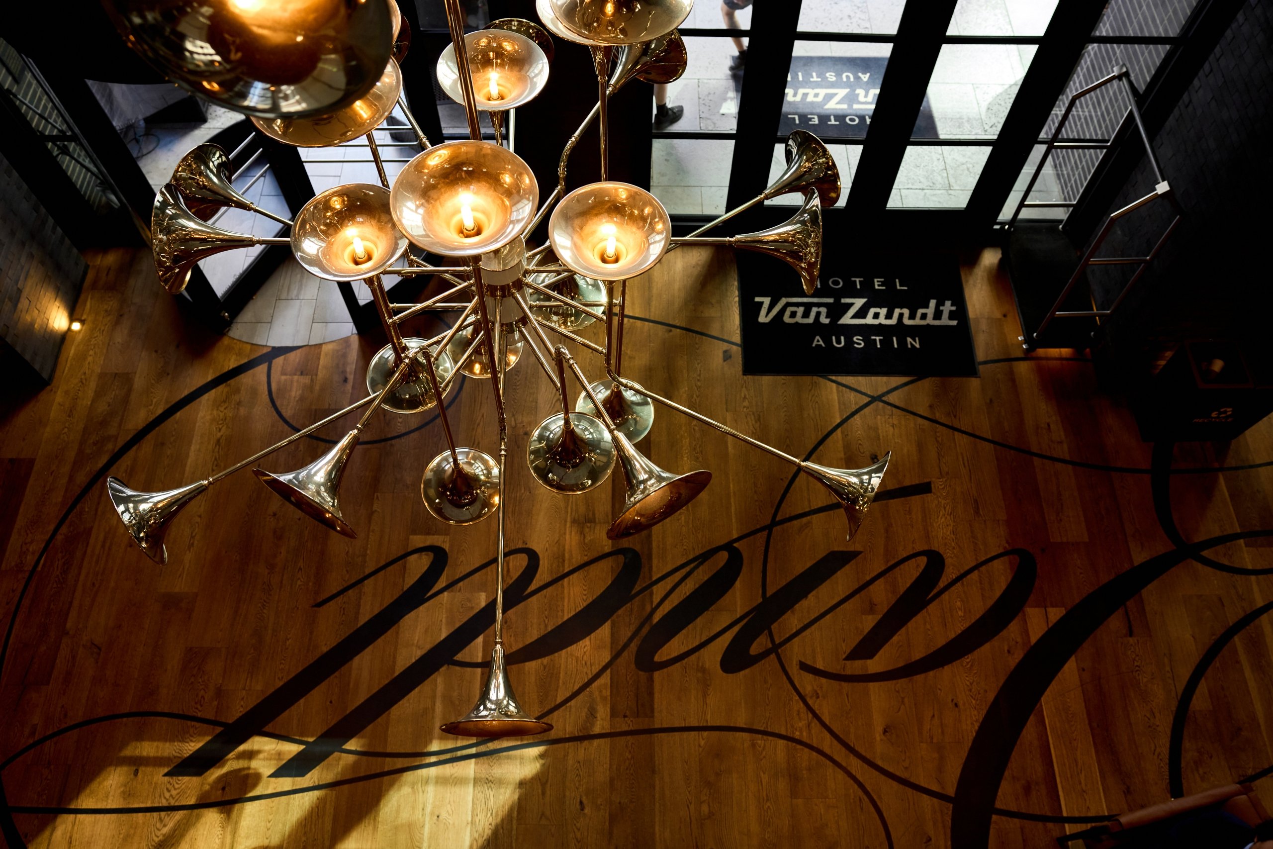 Hotel Van Zandt lobby