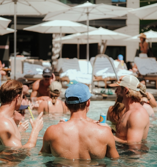 Hotel Van Zandt pool party