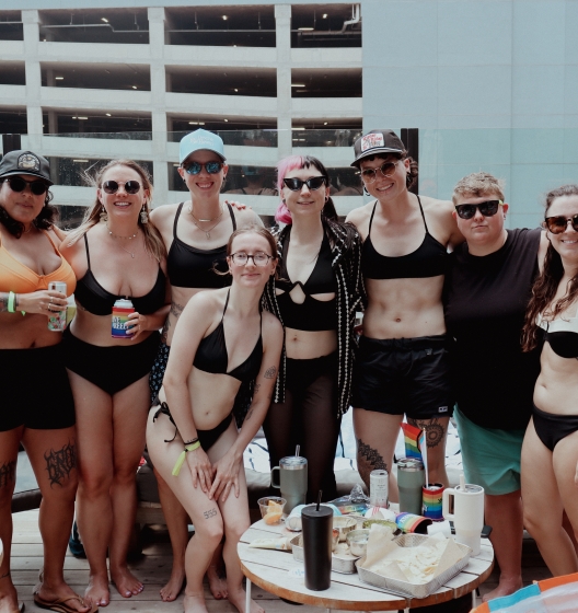 Hotel Van Zandt pool party