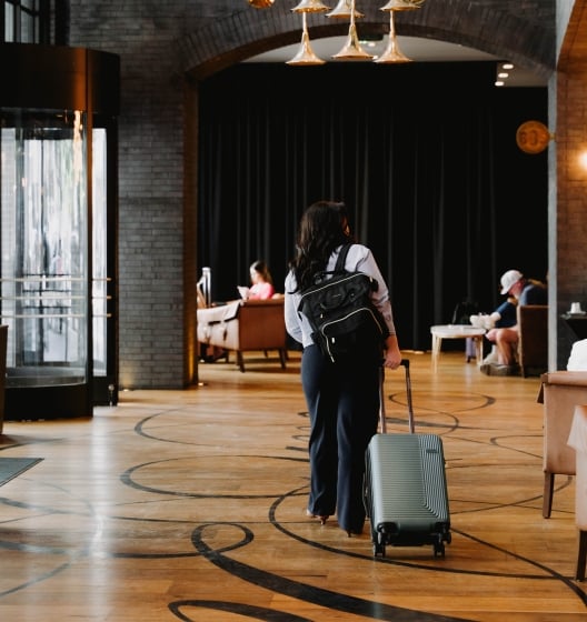 Hotel Van Zandt lobby