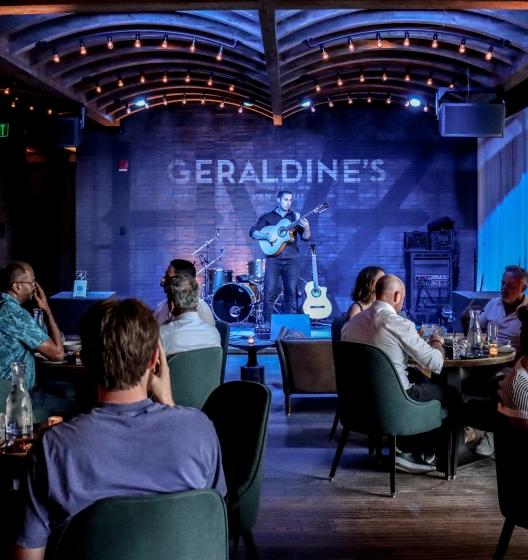 An evening of live music and fine dining at Geraldine's.