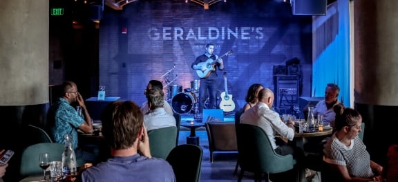 An evening of live music and fine dining at Geraldine's.